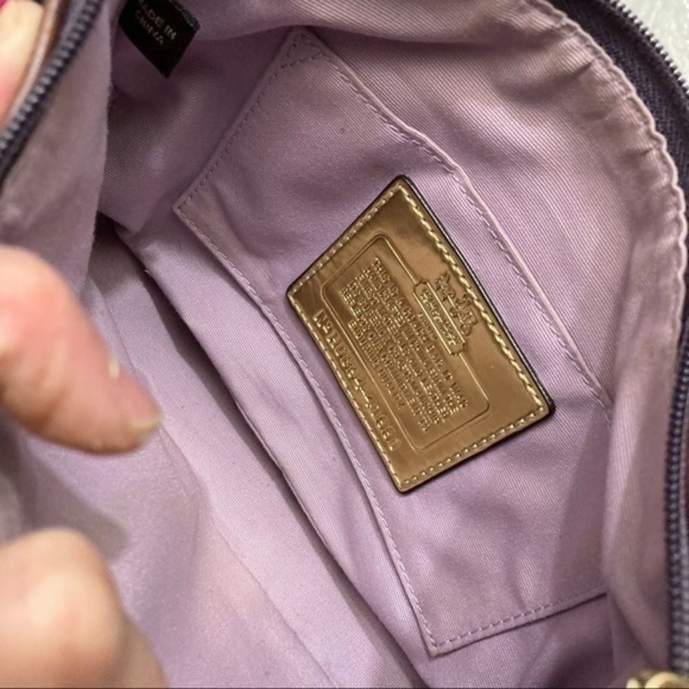 Coach Madison purple op c mini bag - Picture 7 of 14